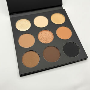 Studio Makeup On-The-Go Eyeshadow Palette Warm Up 9 Shade New No Box